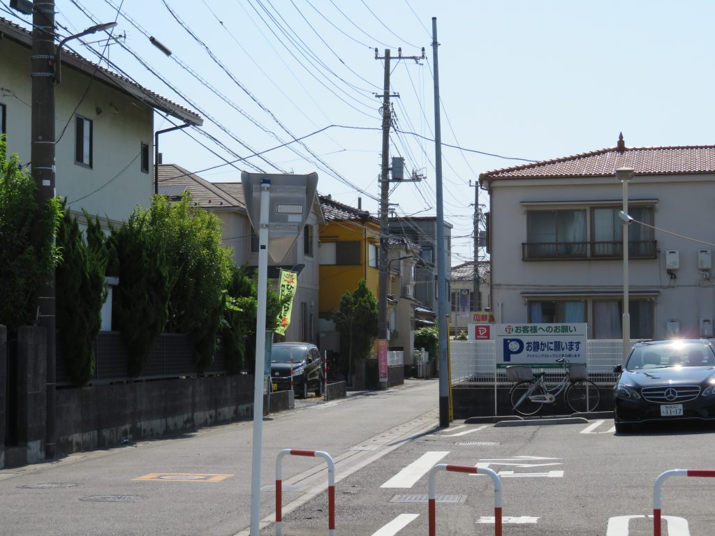 ここから竹ノ塚駅まで自転車で